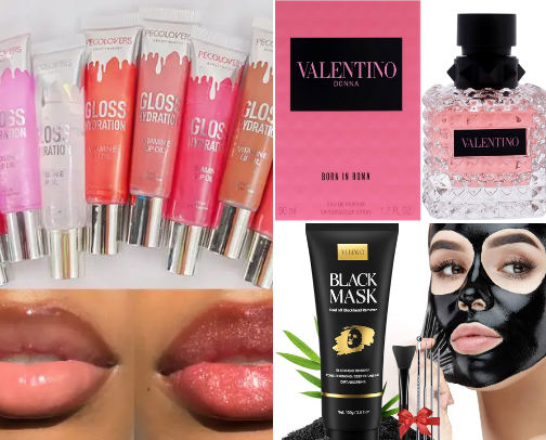 The Glow up products I use to keep my skin popping ✨ cover photo collage