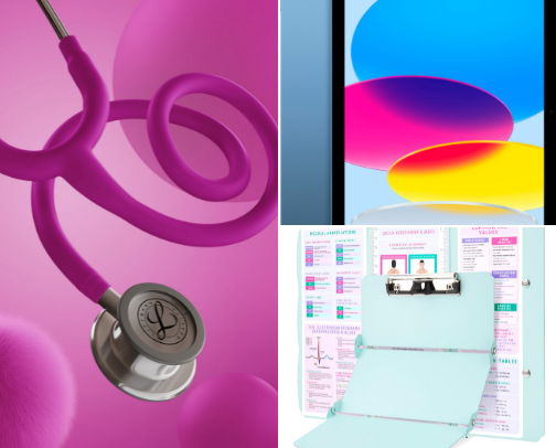 Nursing school necessities🩺 cover photo collage