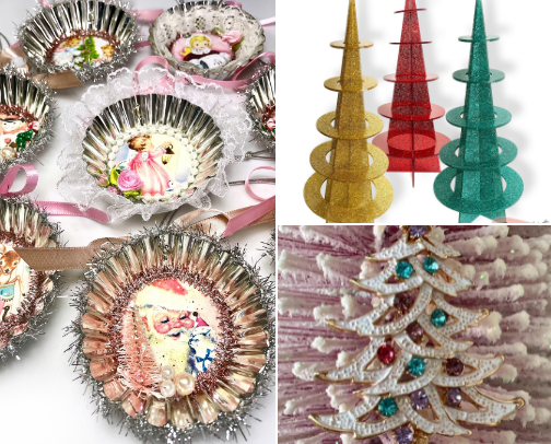 💖 Merry Kitschmas 💖The best Kitschy vintage Christmas items on etsy 💖 cover photo collage