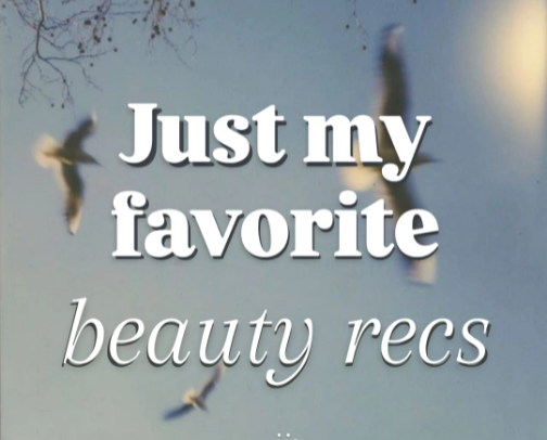 Just my favorite beauty recs cover photo collage