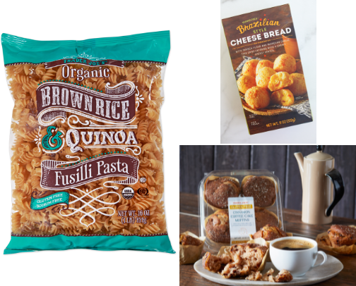 my trader joe's gluten free staples cover photo collage