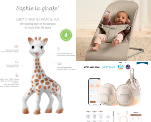 The Motherboard List (no pun intended) for EVERYTHING you need as a first time mom! cover photo collage