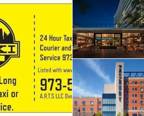 Best Hotels in Asbury Park NJ Jersey Shore + Reliable Airport Taxi & Car Rentals 2026 Guide cover photo collage