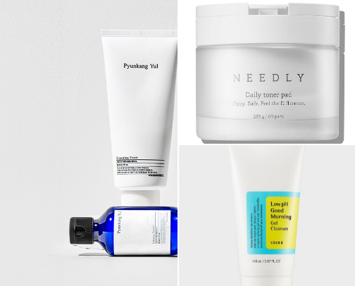 Korean skincare products I live for cover photo collage