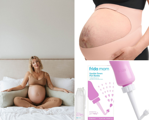 Pregnancy/ post partom must haves cover photo collage