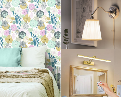 Rental-Friendly Home Upgrades (No Drilling Required) cover photo collage