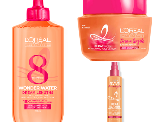 Hair care cover photo collage