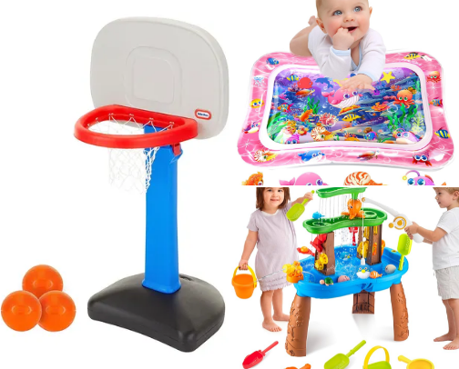 Toys great for development in Kids! cover photo collage