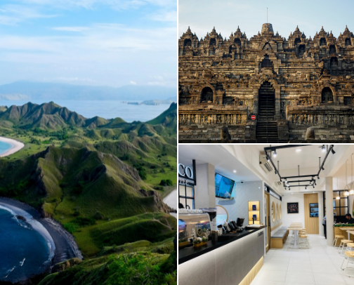 Travelling cover photo collage