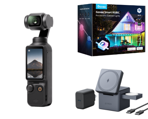Smart Tech & Everyday Essentials cover photo collage