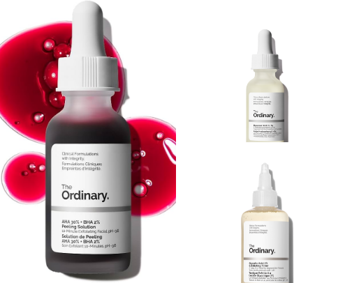 Quality-over-quantity skin care. cover photo collage