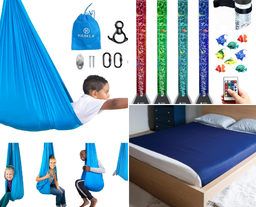 The Sensory Reset: Tools to Calm Your Nervous System cover photo collage