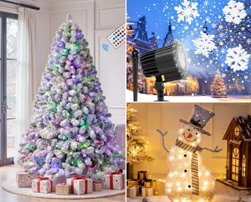 Deck the Halls: Indoor & Outdoor Holiday Magic 🎄✨ cover photo collage