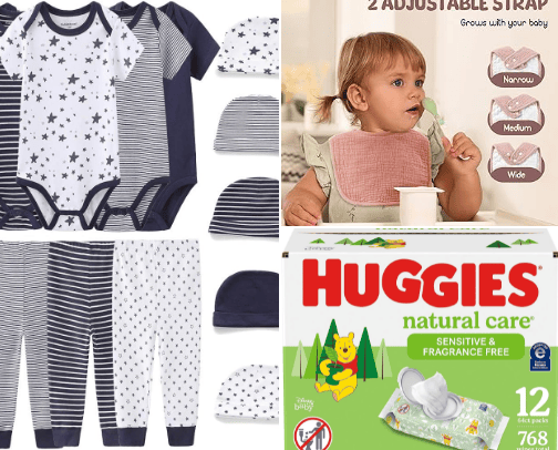 Must-Have Newborn Products cover photo collage