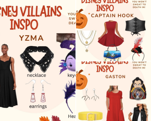 Best Villain Outfit Ideas for Mickey's Not So Scary Halloween Party cover photo collage