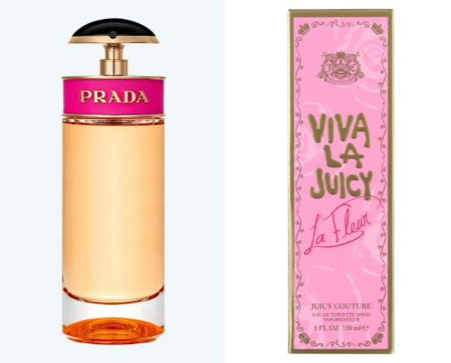Attention grabbing perfume. cover photo collage