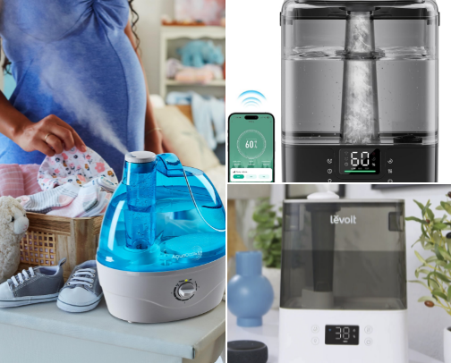 My Top Humidifiers to Keep Your Space Cozy & Calm 💧 cover photo collage