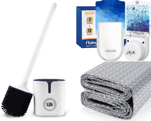 RV / Camping essentials cover photo collage