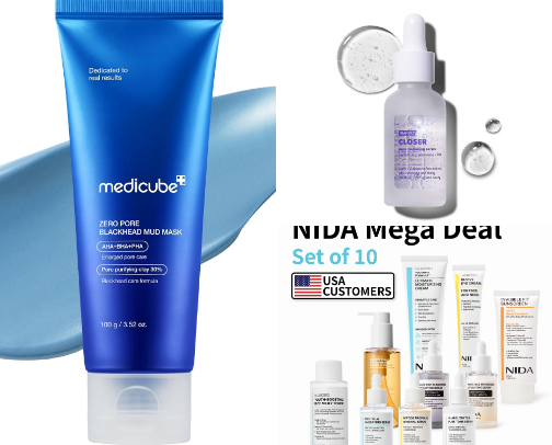 Korean skincare magic cover photo collage