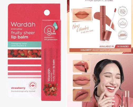 The Power Of Women,s Lips cover photo collage