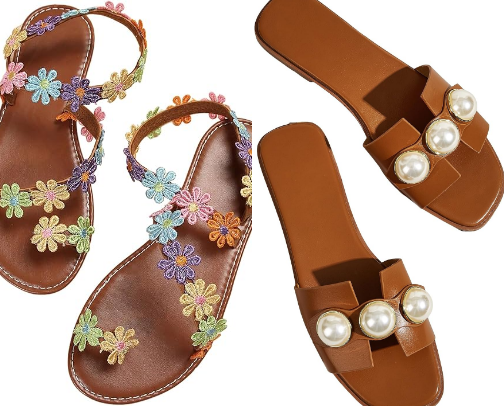 Summer Statement Sandals cover photo collage