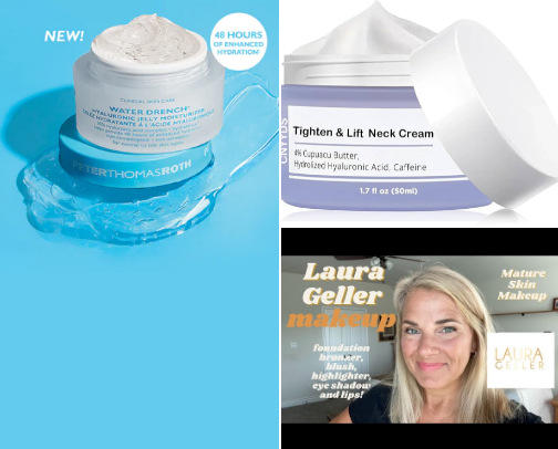 Mature skin recommendations cover photo collage