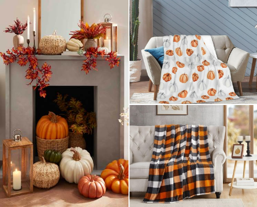 Falling in love with fall cover photo collage