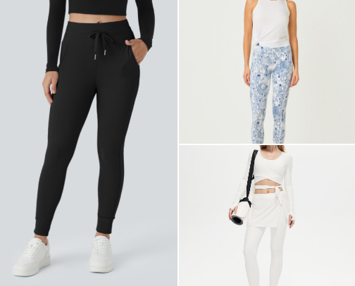 Spring Leggings cover photo collage