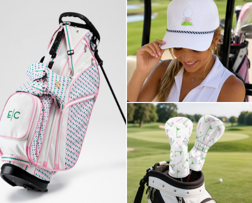 Golfing (but girly addition) cover photo collage