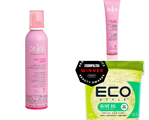 Wavy Hair routine cover photo collage