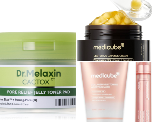 Skin care cover photo collage