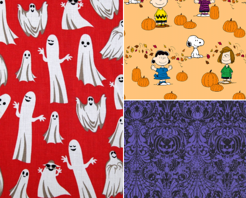 Awesome Autumn and Halloween Fabric! cover photo collage