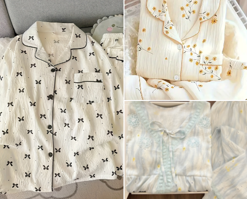 Soft Girl Era Slumber: Dreamy Pajamas & Night Dresses cover photo collage