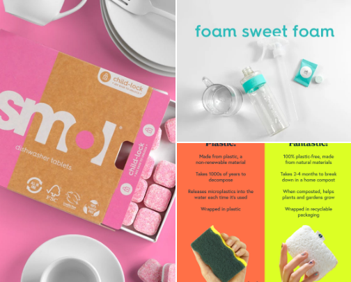 Low tox cleaning edit cover photo collage