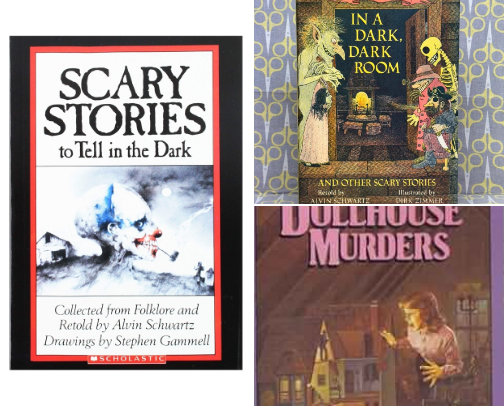 Nostalgic: Halloween & Spooky Books from My Childhood cover photo collage