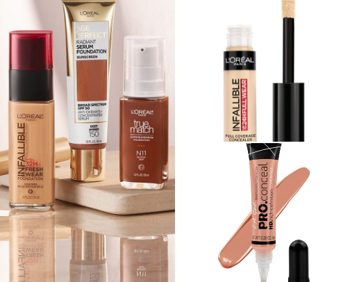 Baddie makeup products without costing an arm and a leg 🌸😍 cover photo collage