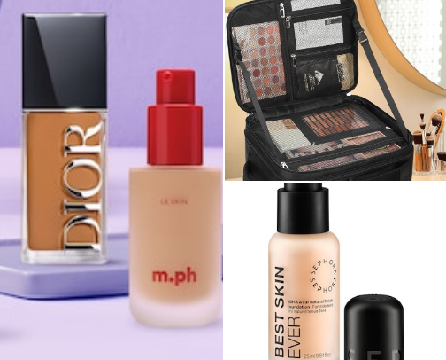 Beauty and health cover photo collage