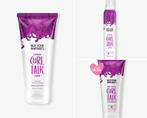 Curly Hair Routine cover photo collage