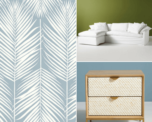 Coastal Room Decor and Furniture cover photo collage
