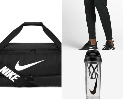 Workout necessities 🏋🏻‍♀️ cover photo collage