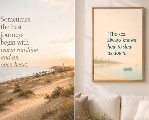 Travel Quote Prints - Digital Prints cover photo collage