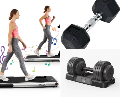 💪 Quick & Effective At-Home Workouts for Women in Their 30s (Free Videos + Minimal Equipment) cover photo collage
