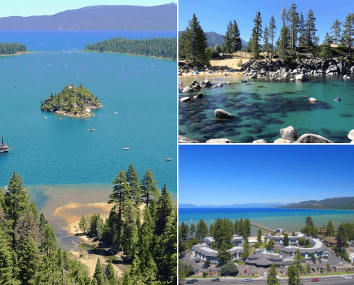 Lake Tahoe cover photo collage