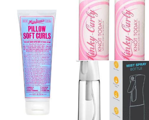 Curly Hair Products I Swear By cover photo collage