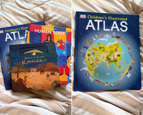 Curious kids would read these books cover photo collage