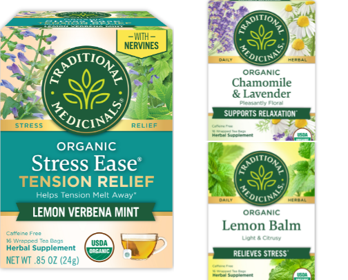 My go-to Herbal Teas that helped me with grief and stress. cover photo collage