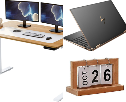 What's On My Desk cover photo collage