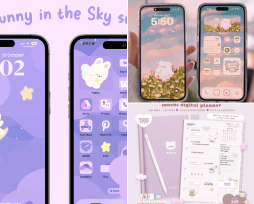 Digital things cover photo collage
