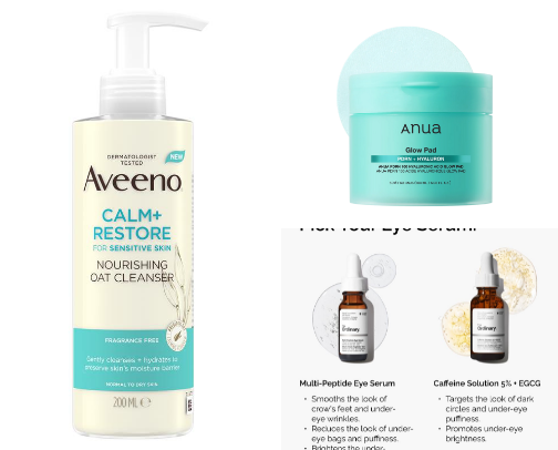 My morning skincare routine for the most HYDRATED juicy glass skin🤌🏼🫧✨ cover photo collage