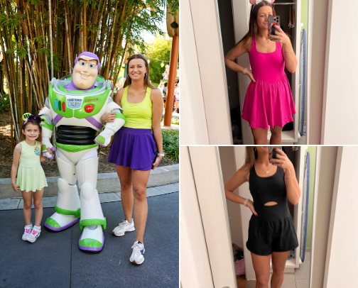 My favorite outfits for visiting Orlando🏰🐭👑 cover photo collage